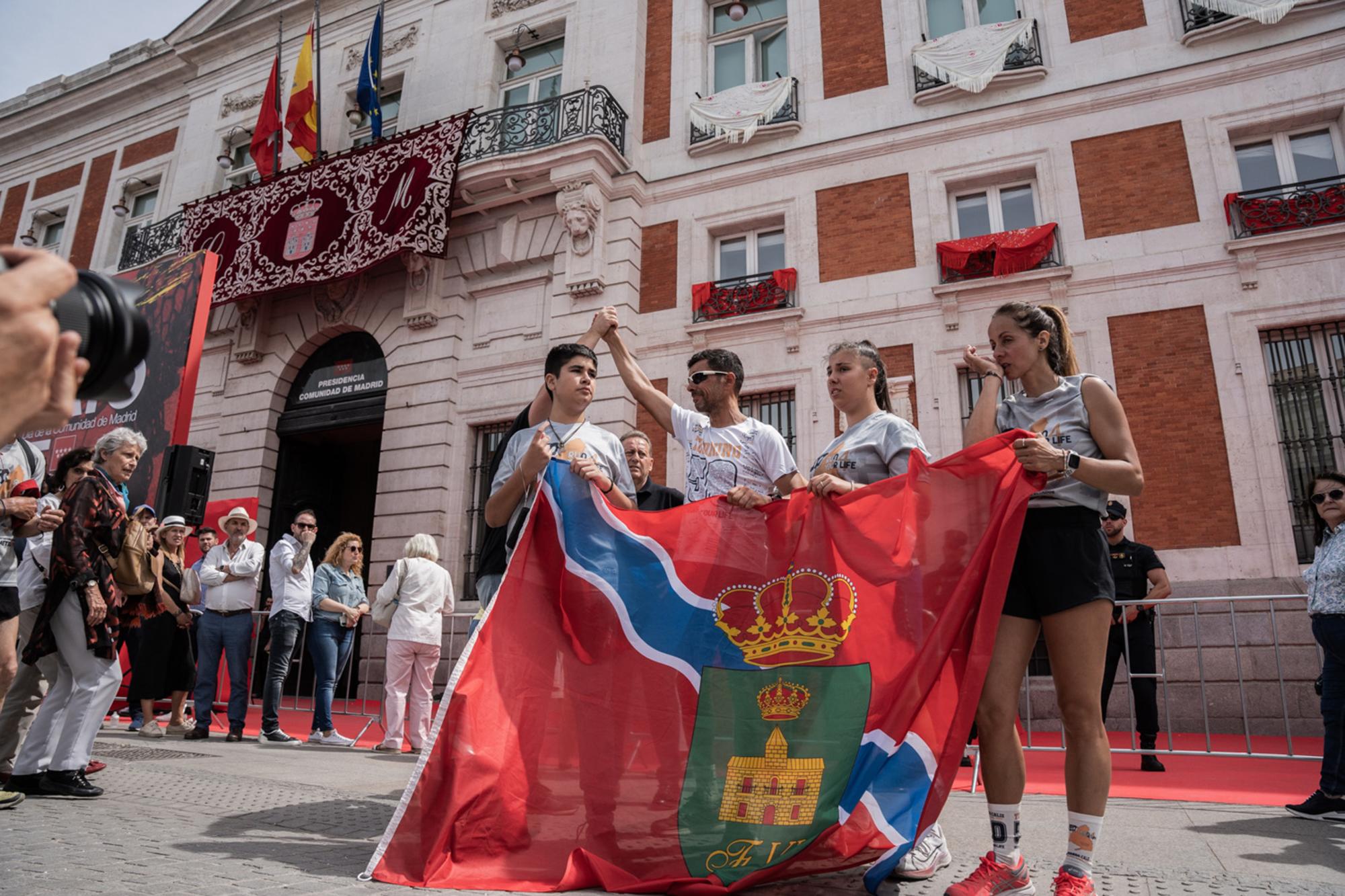 Concentración linea de metro 7B Sol 3